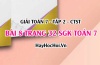 Giải bài 8 trang 32 Toán 7 Tập 2 SGK Chân trời sáng tạo Giải bài 8 trang 32 Toán 7 Tập 2 SGK Chân trời sáng tạo